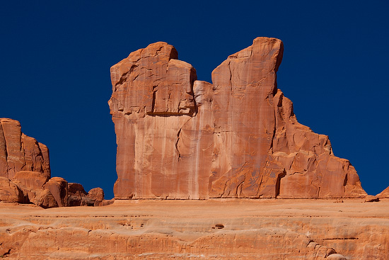 Rocky formations at Arches National Park, Utah, USA