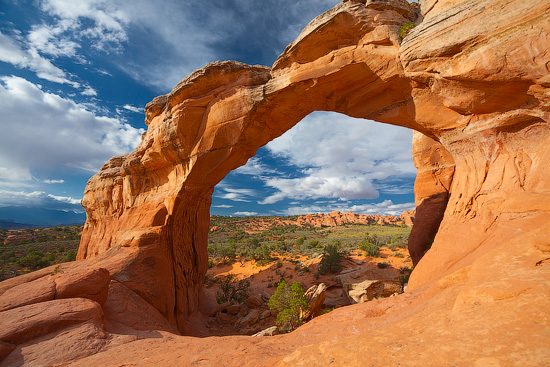Broken Arch, Arches National Park, Utah, USA